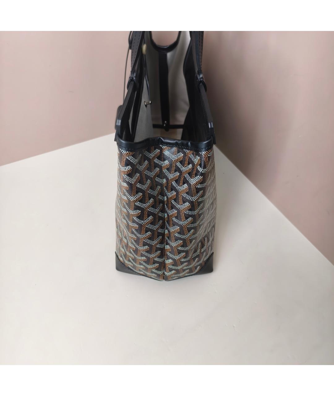 GOYARD Черная сумка тоут, фото 6