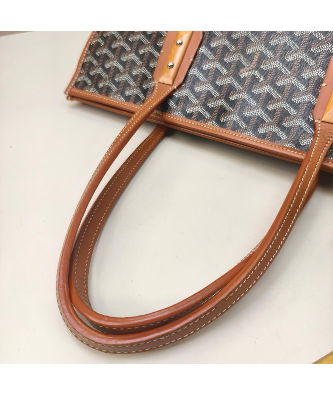 GOYARD Коричневая сумка тоут, фото 7
