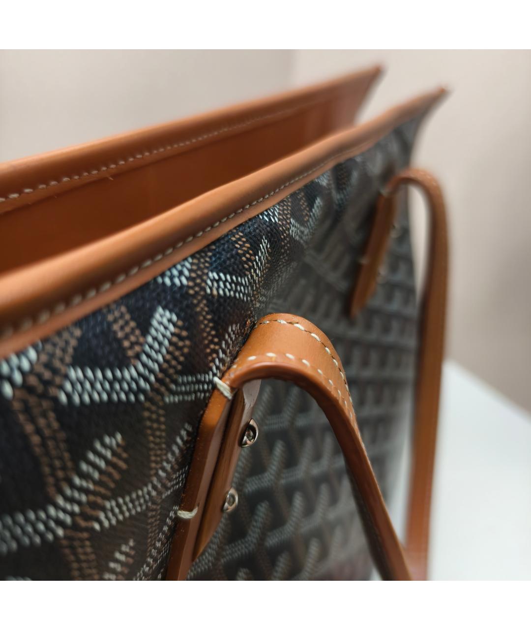 GOYARD Коричневая сумка тоут, фото 8