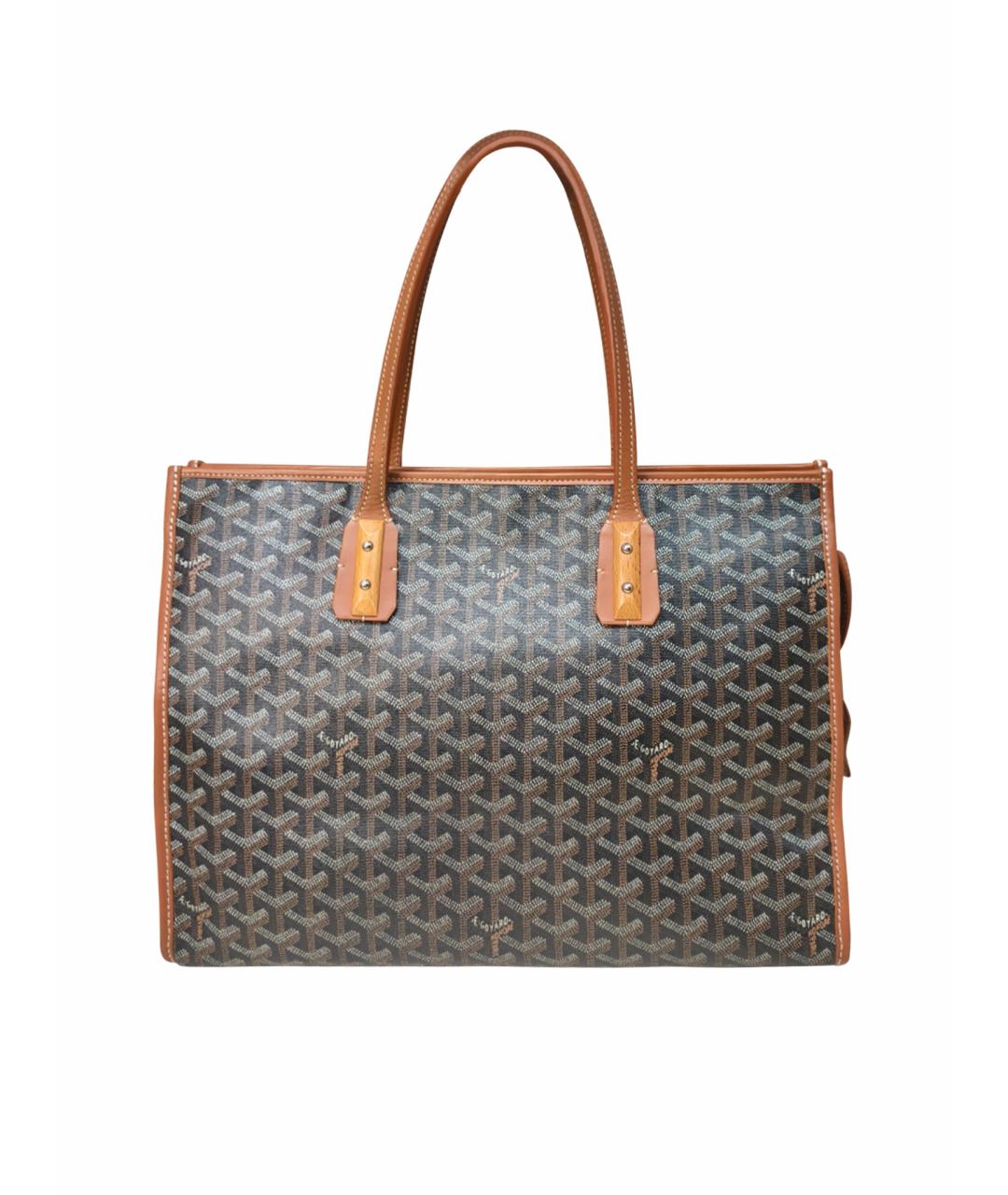 GOYARD Коричневая сумка тоут, фото 1