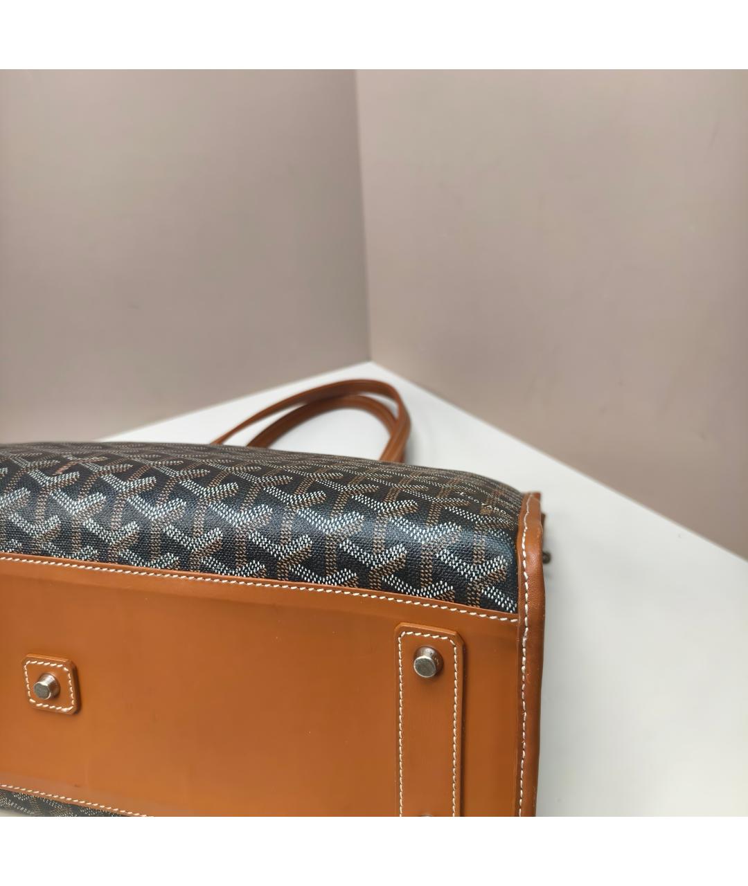 GOYARD Коричневая сумка тоут, фото 3