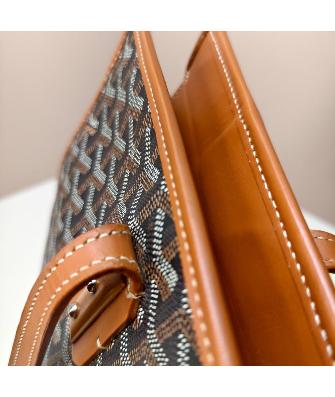 GOYARD Коричневая сумка тоут, фото 4