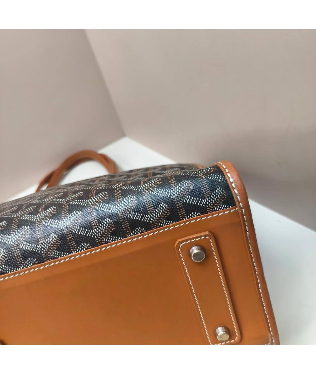 GOYARD Коричневая сумка тоут, фото 6