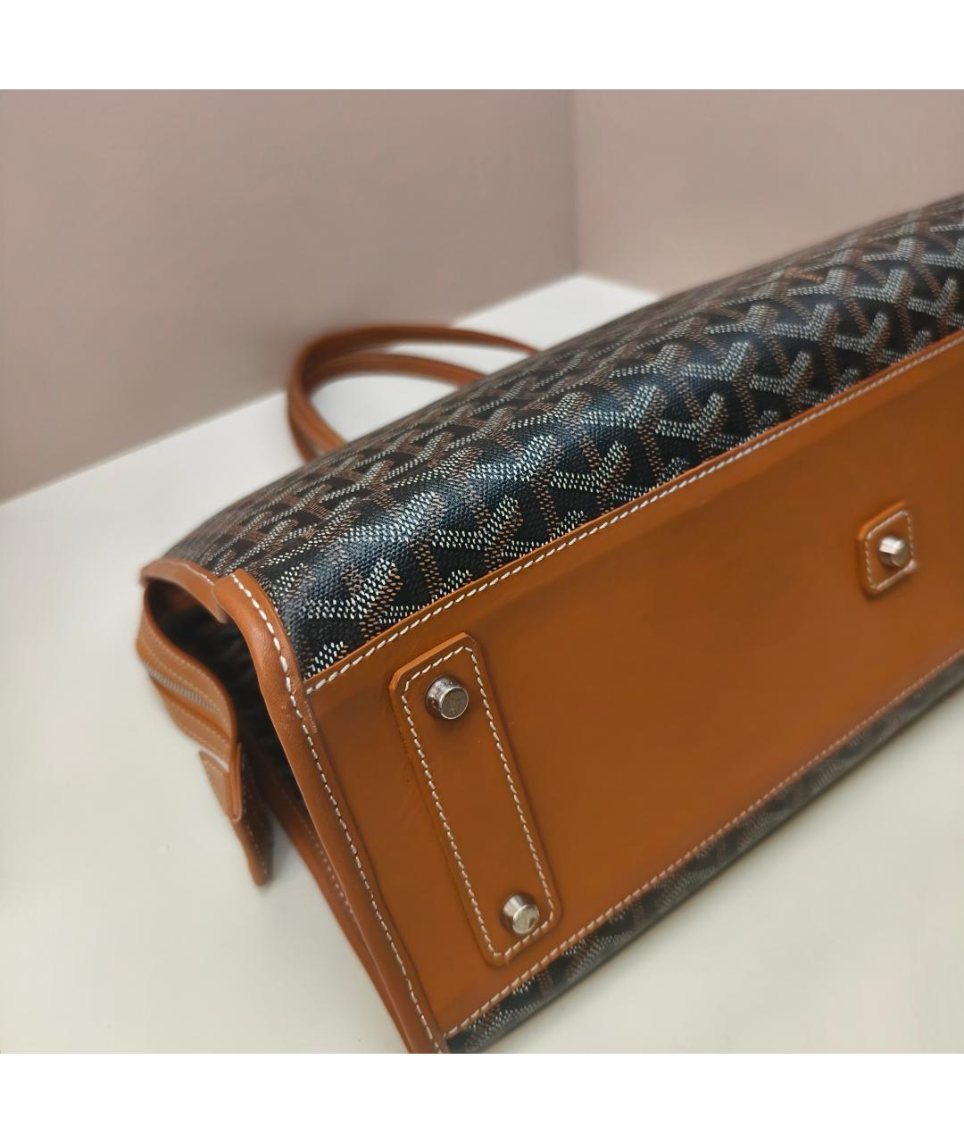 GOYARD Коричневая сумка тоут, фото 2