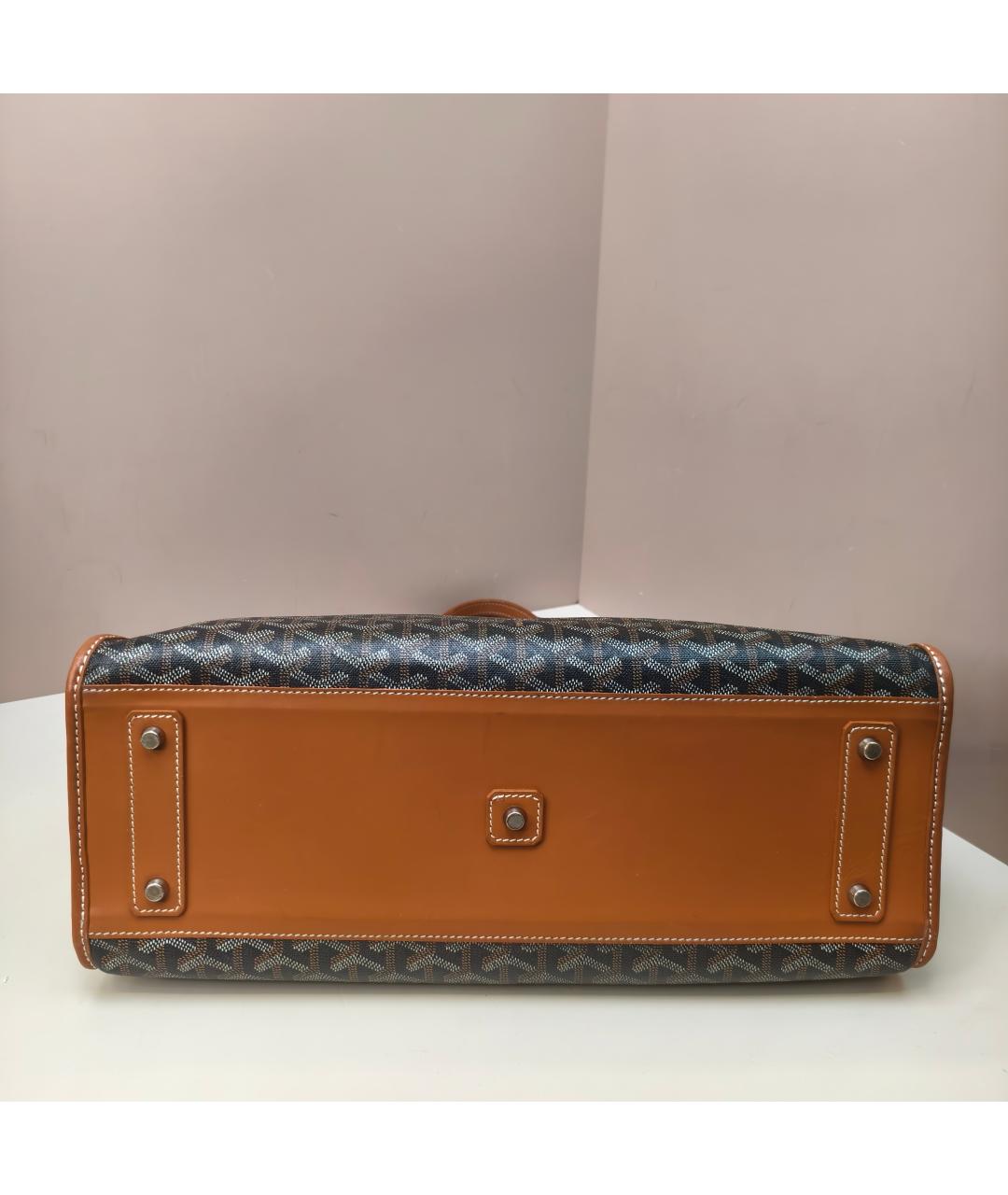 GOYARD Коричневая сумка тоут, фото 9