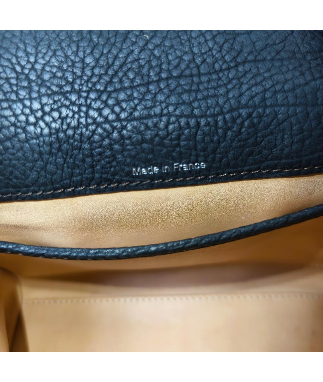 DELVAUX Коричневая кожаная сумка с короткими ручками, фото 7