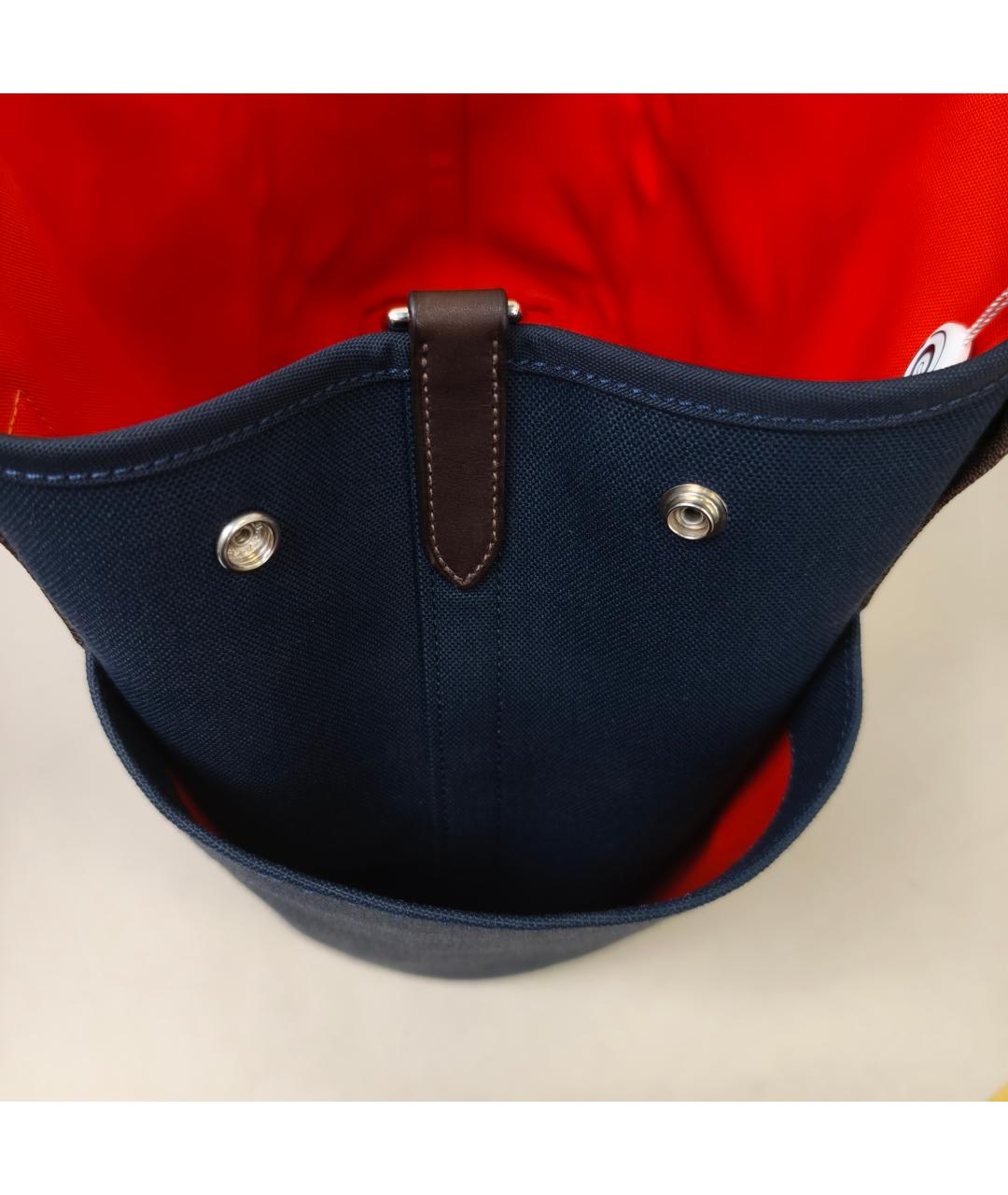 HERMES Темно-синяя сумка через плечо, фото 9