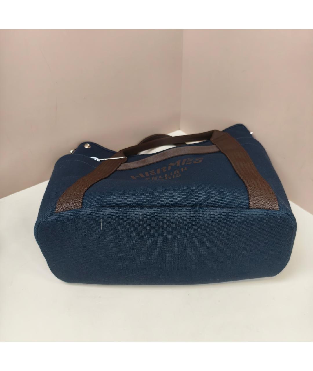 HERMES Темно-синяя сумка через плечо, фото 5