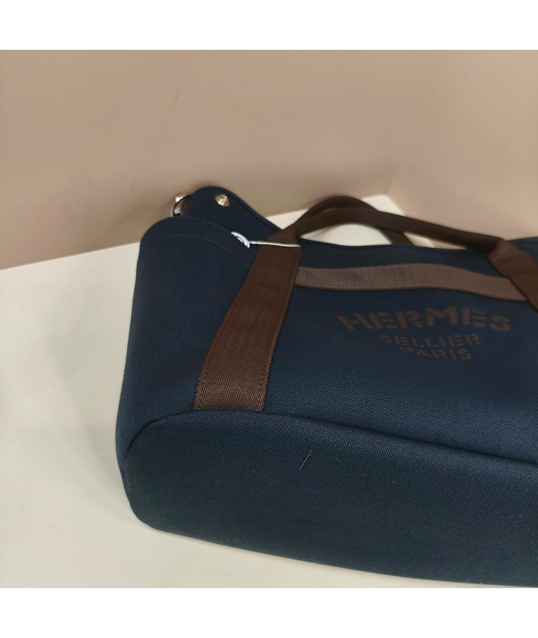 HERMES Темно-синяя сумка через плечо, фото 6
