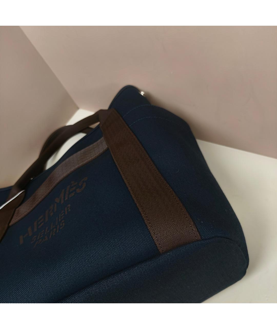 HERMES Темно-синяя сумка через плечо, фото 2