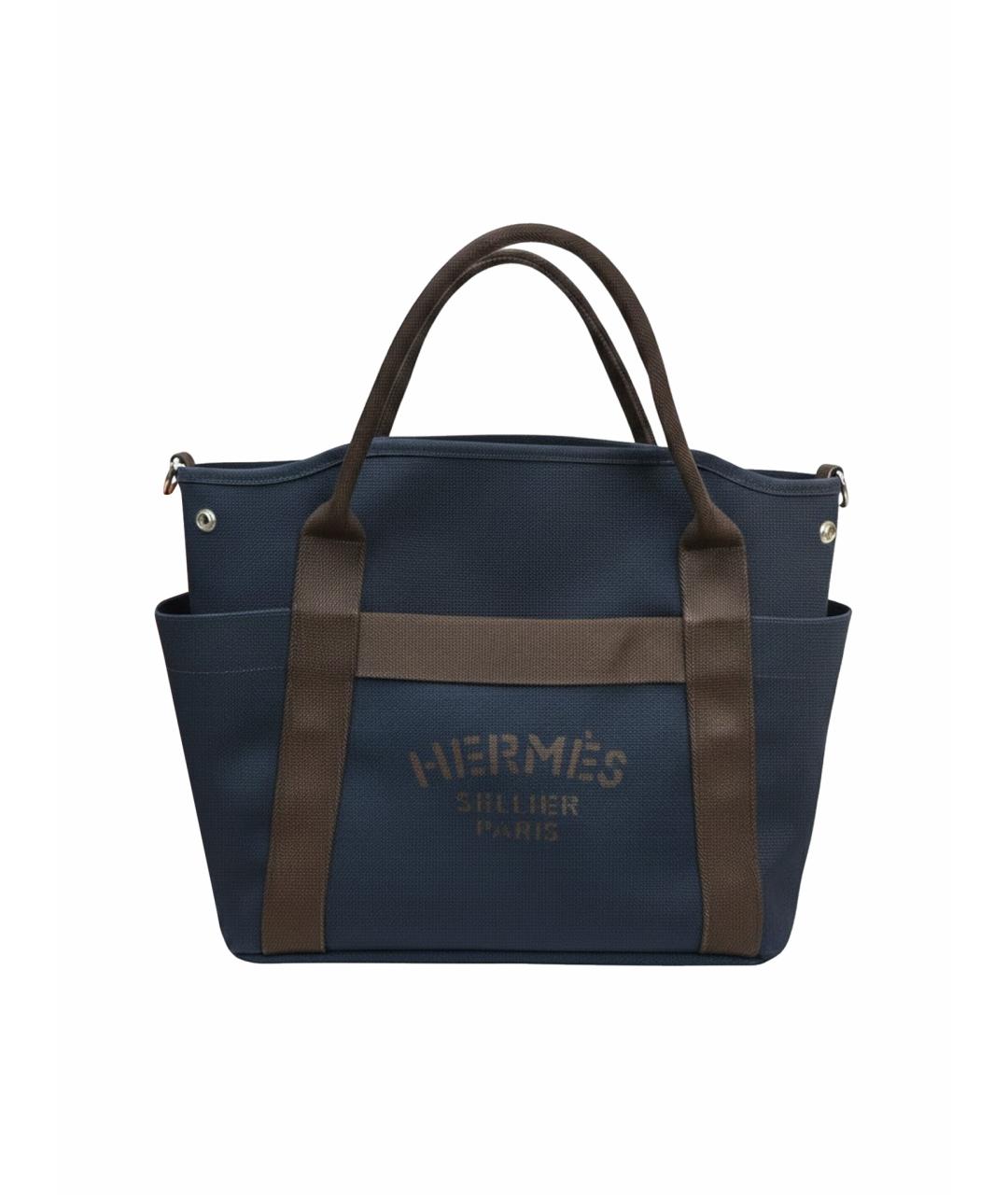 HERMES Темно-синяя сумка через плечо, фото 1