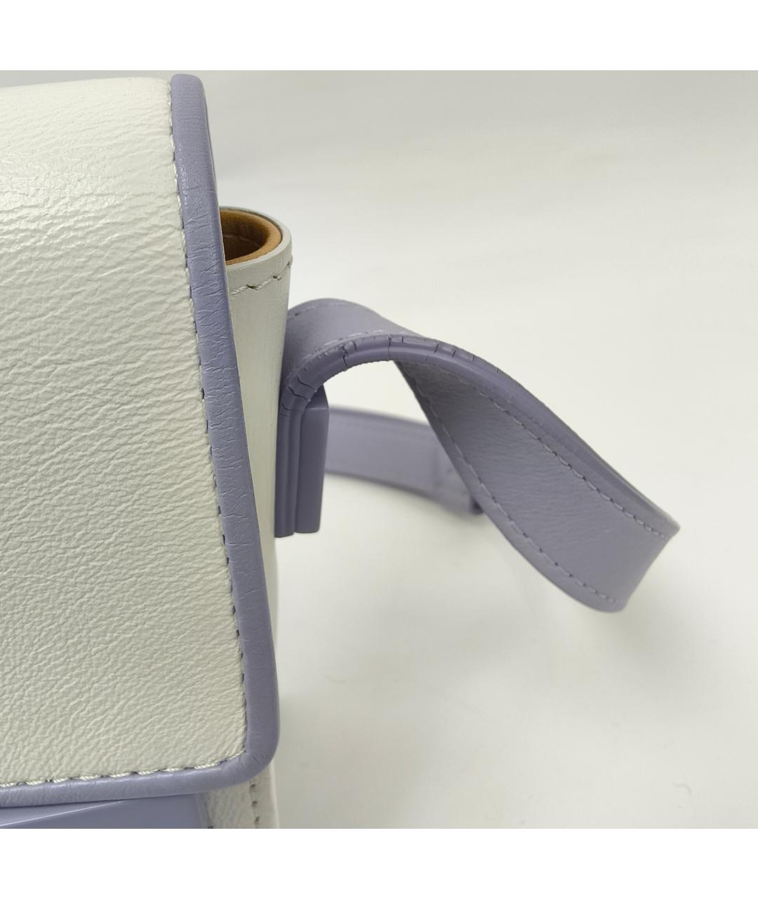 DELVAUX Белая кожаная сумка через плечо, фото 3