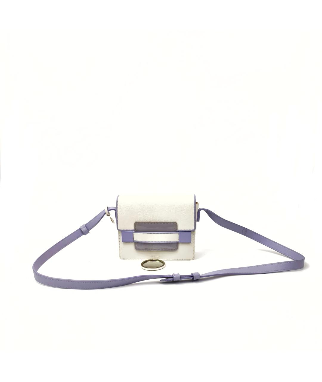 DELVAUX Белая кожаная сумка через плечо, фото 6