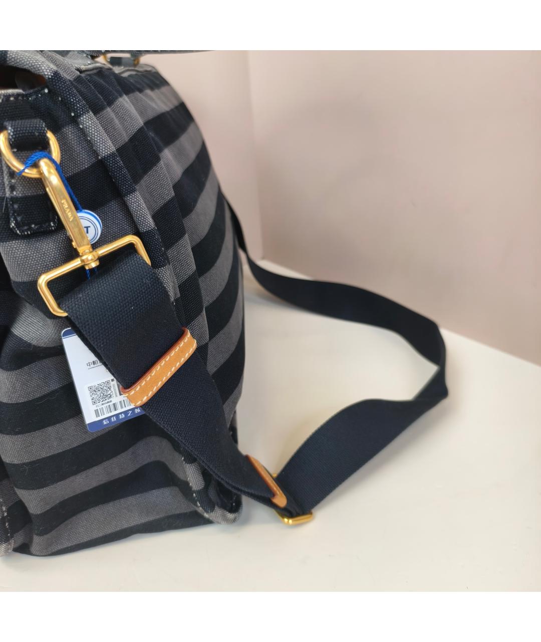 PRADA Черная сумка через плечо, фото 5