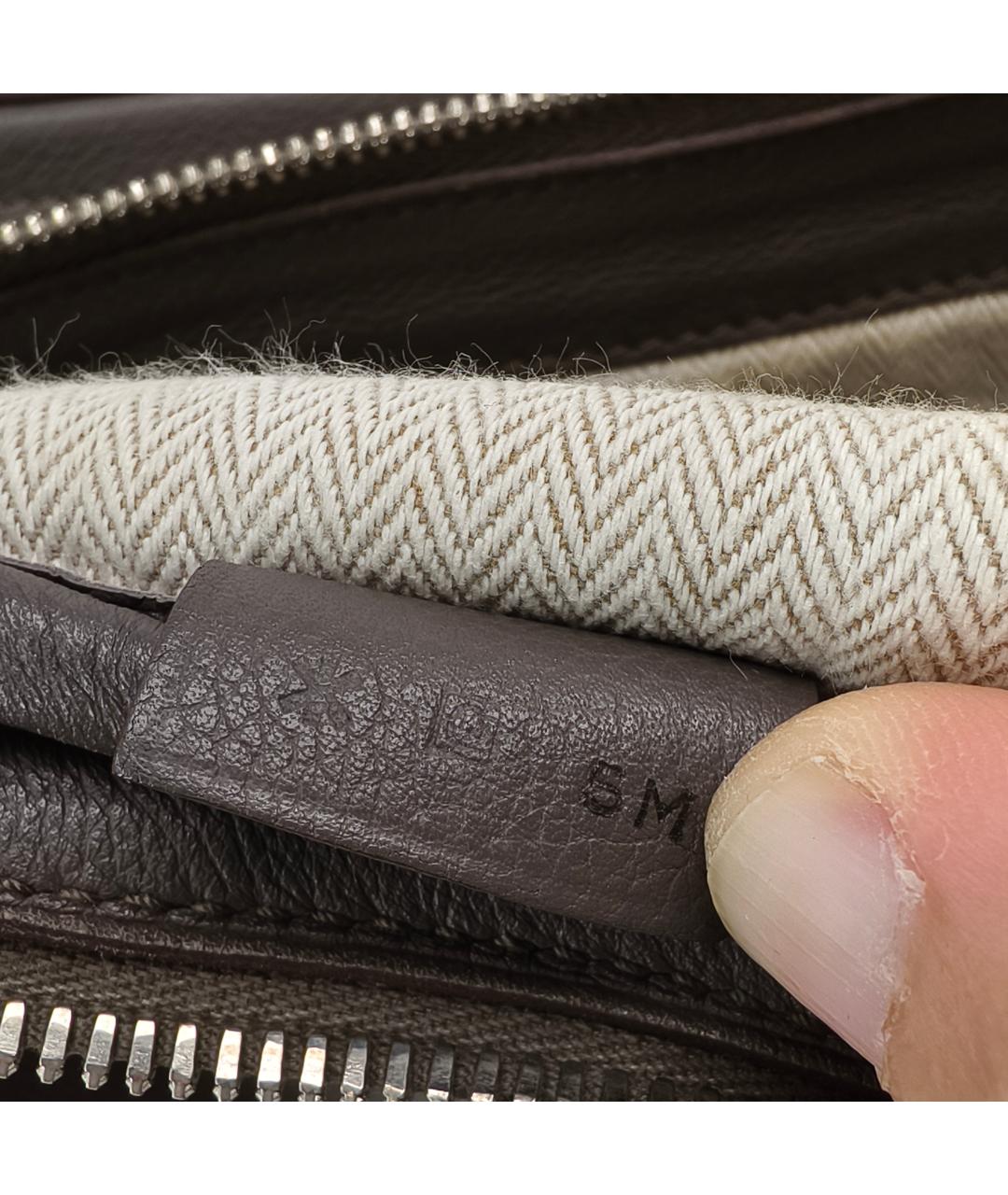 HERMES Коричневая кожаная сумка через плечо, фото 9