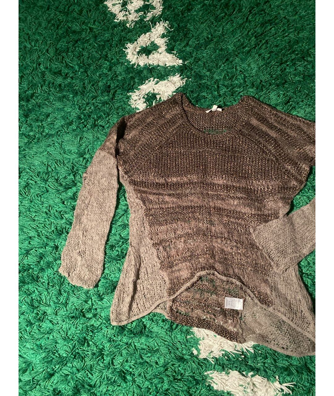 HELMUT LANG Антрацитовый шелковый джемпер / свитер, фото 2
