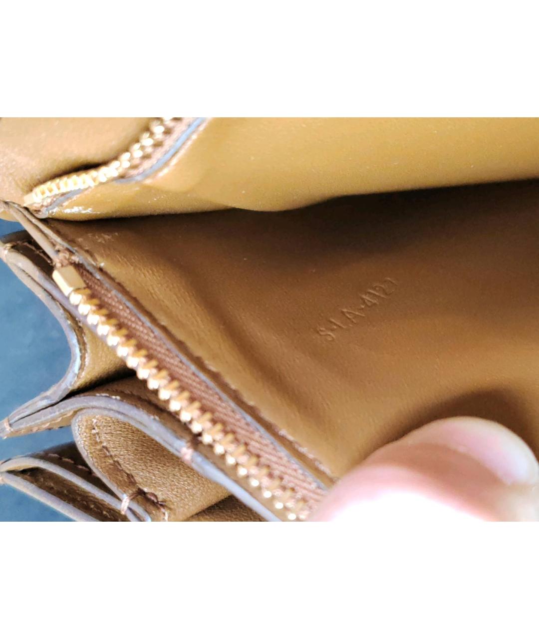 CELINE Коричневая кожаная сумка через плечо, фото 3