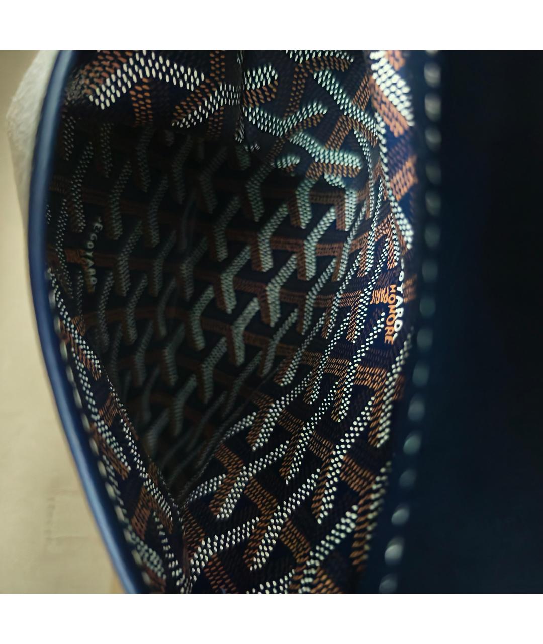 GOYARD Темно-синяя сумка через плечо, фото 6