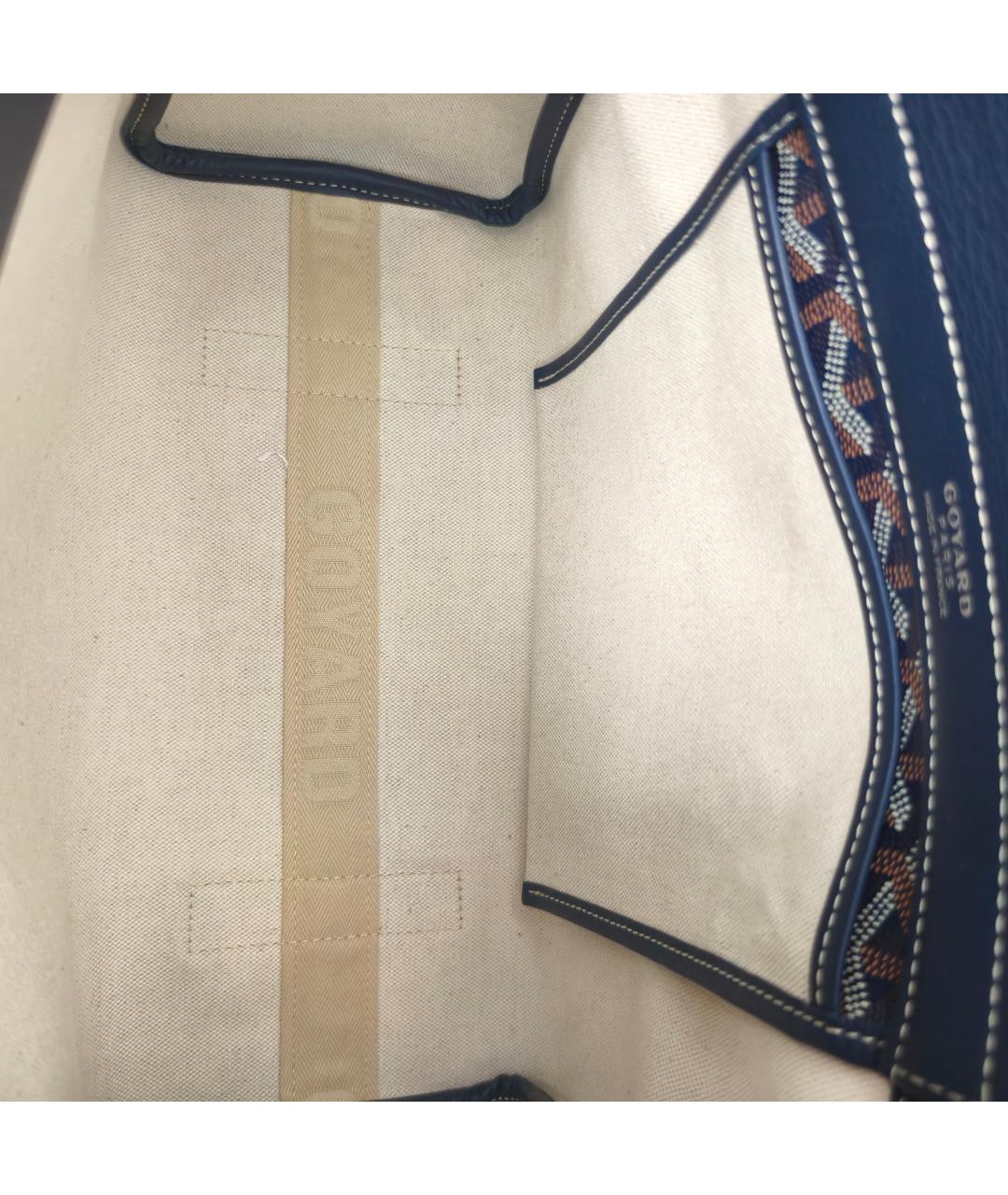 GOYARD Темно-синяя сумка через плечо, фото 5