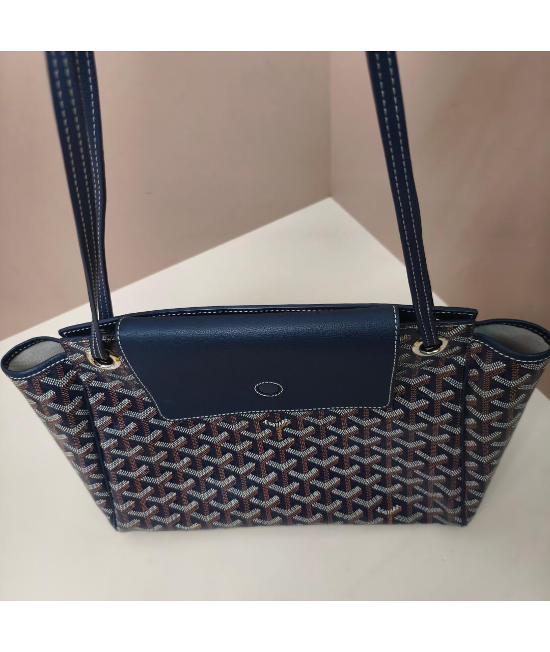 GOYARD Темно-синяя сумка через плечо, фото 3