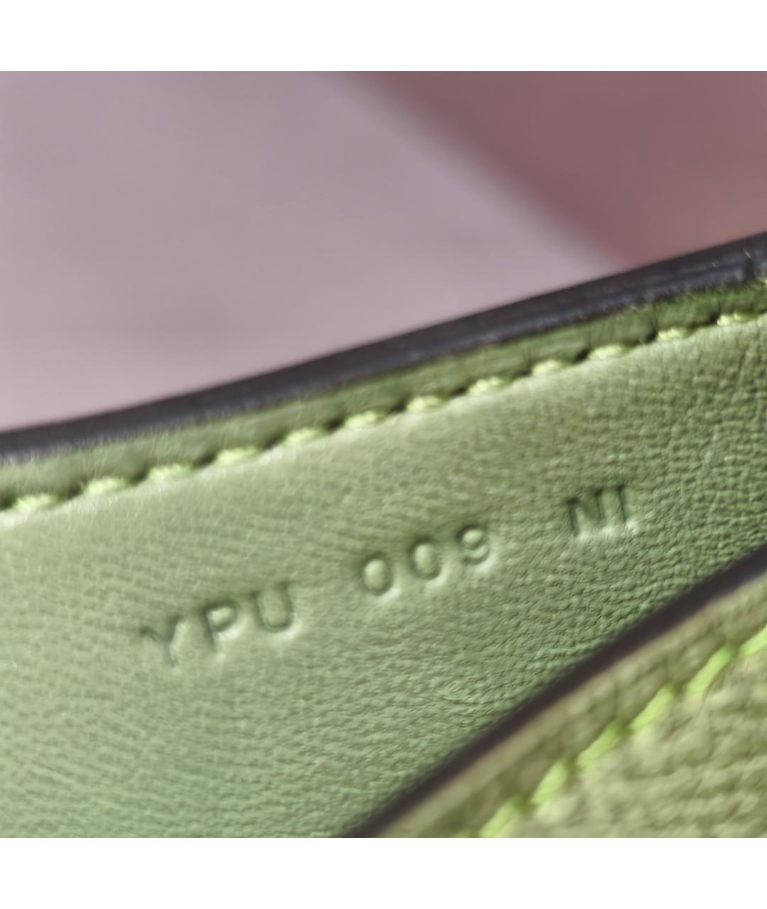 HERMES Зеленая кожаная сумка через плечо, фото 5
