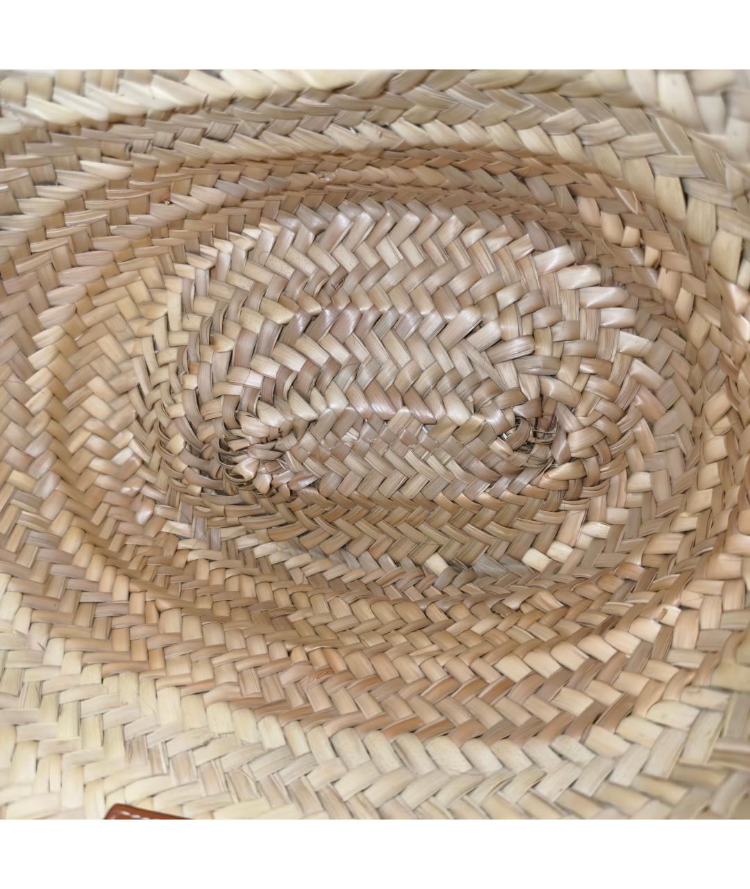 CELINE Бежевая пелетеная сумка тоут, фото 4