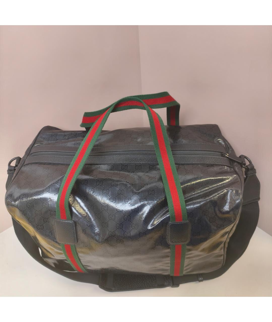 GUCCI Черная дорожная/спортивная сумка, фото 8