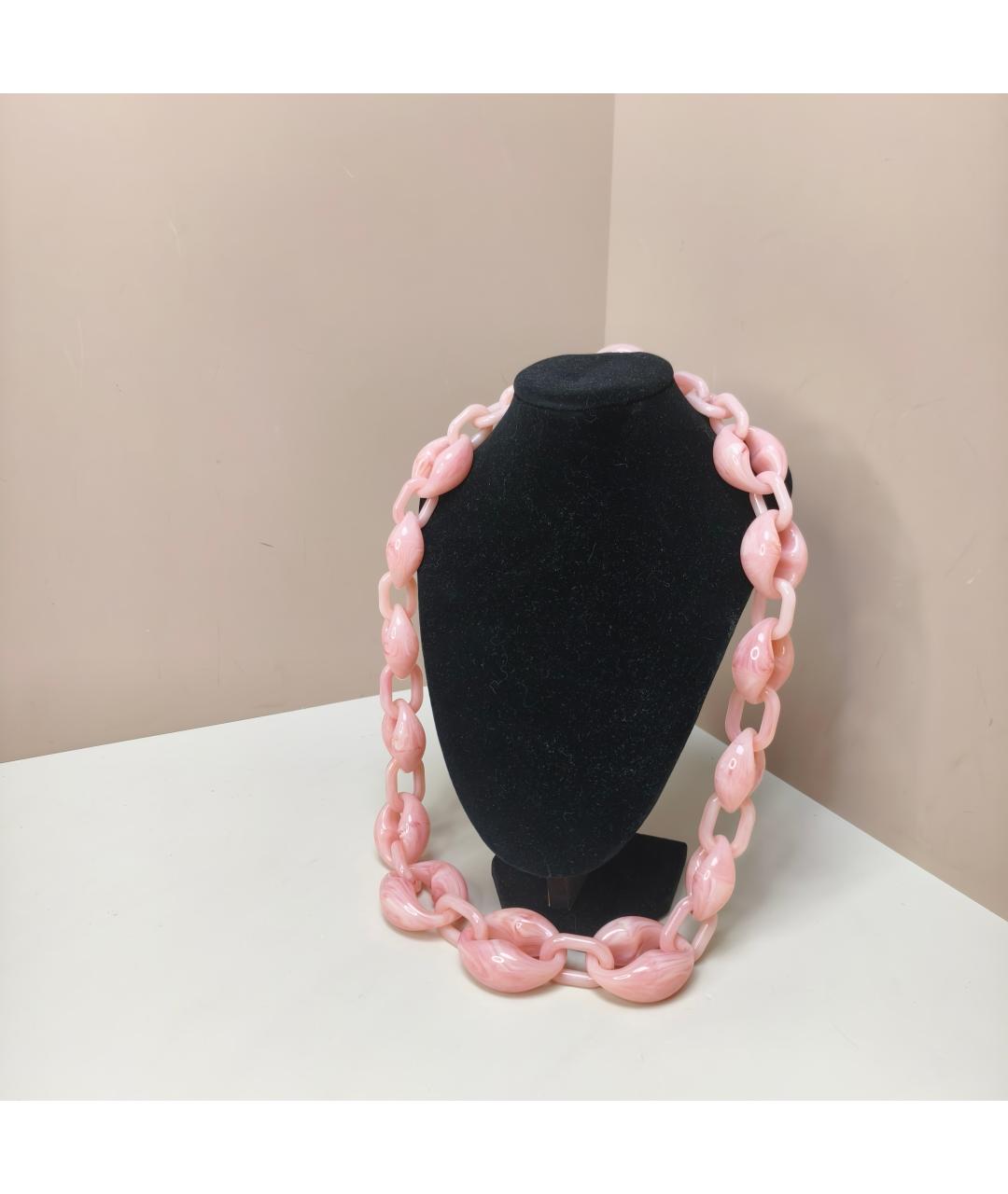 PRADA Розовое колье, фото 4