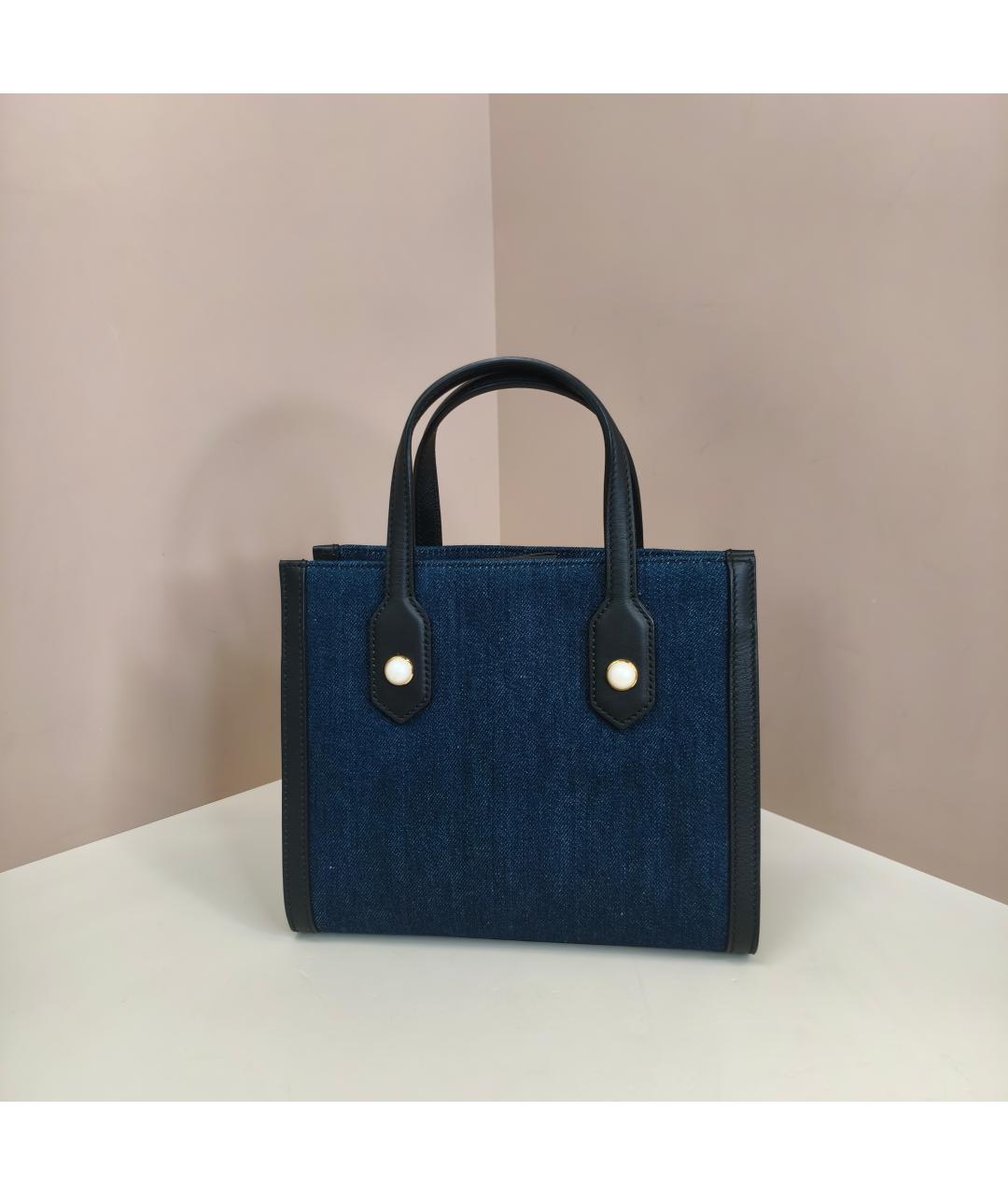 GUCCI Черная кожаная сумка тоут, фото 5