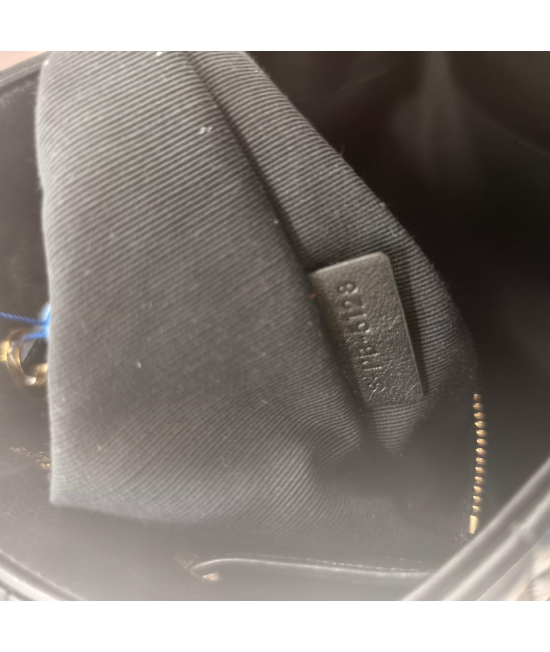 CELINE Черный кожаный рюкзак, фото 2