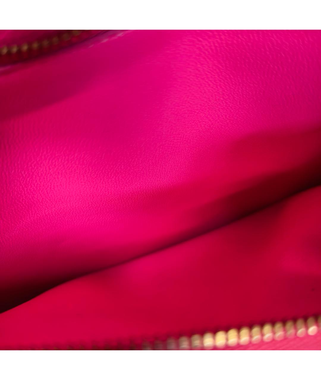 CELINE Розовая сумка через плечо из экзотической кожи, фото 3