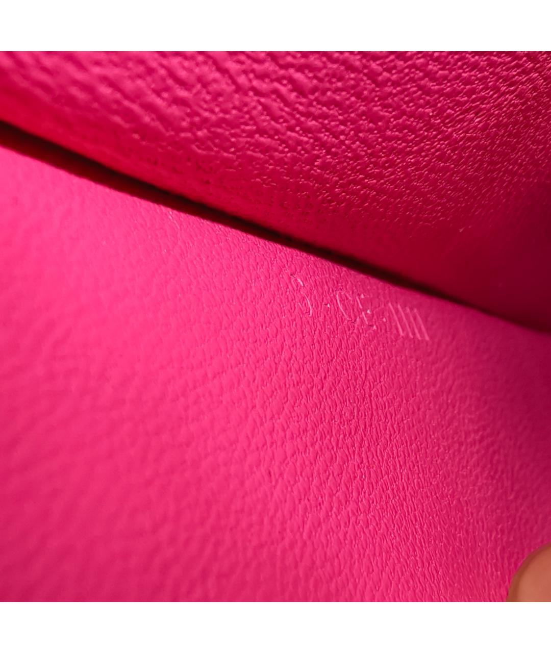 CELINE Розовая сумка через плечо из экзотической кожи, фото 9