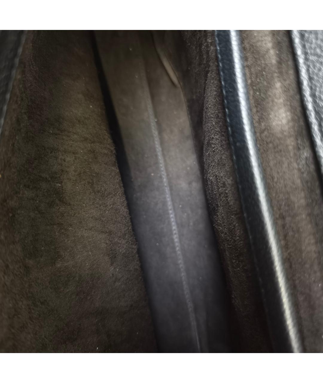 CELINE Черная кожаная сумка через плечо, фото 2