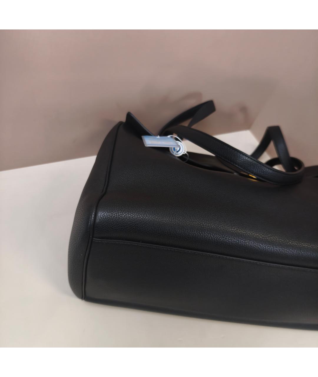CELINE Черная кожаная сумка через плечо, фото 5