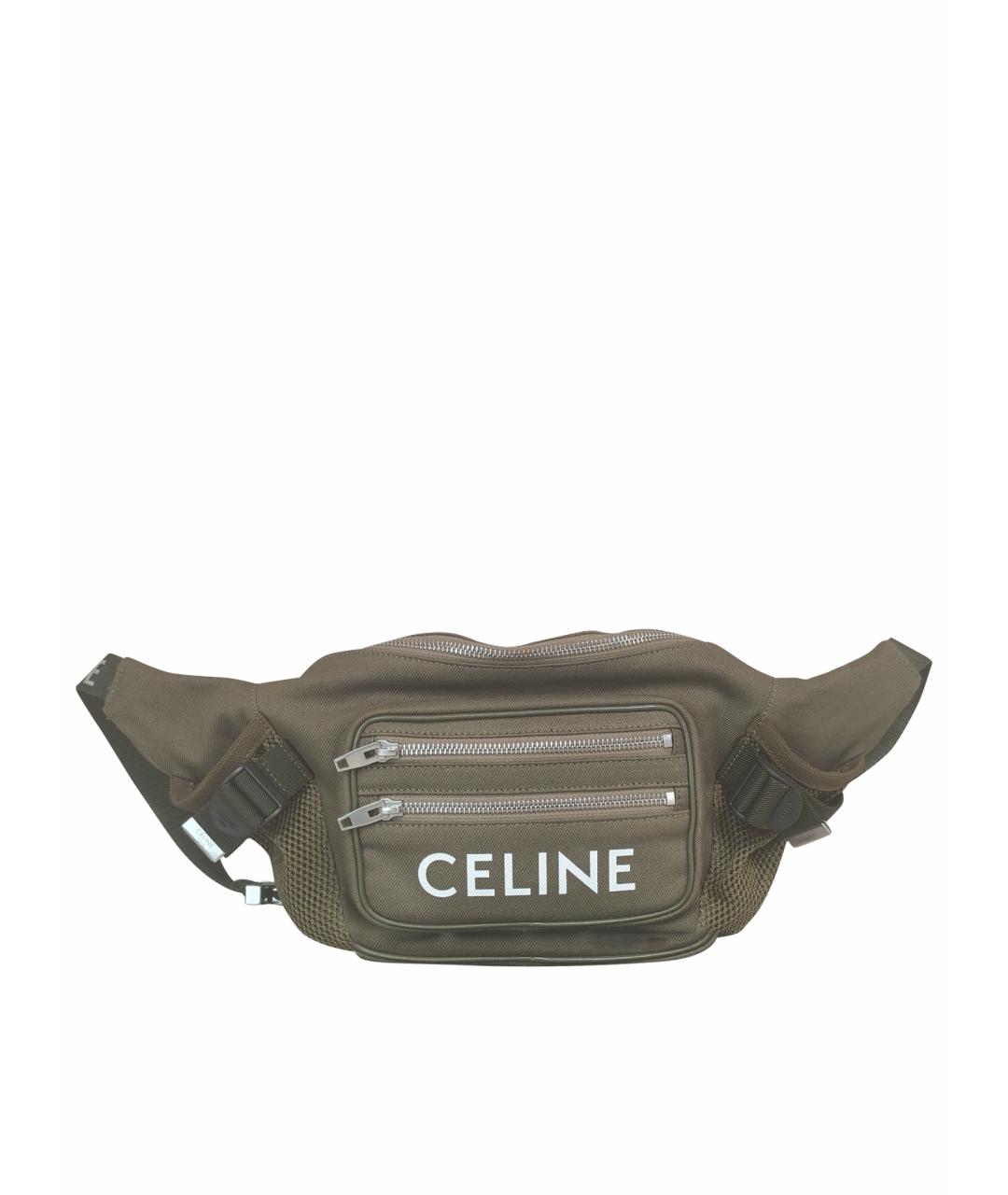 CELINE Коричневая поясная сумка, фото 1