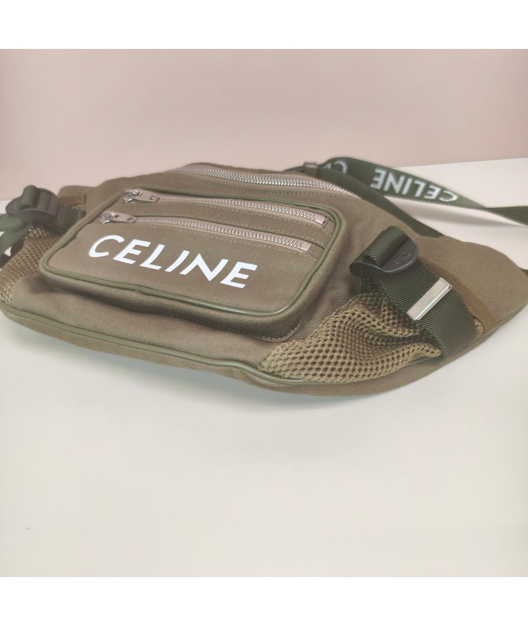 CELINE Коричневая поясная сумка, фото 2