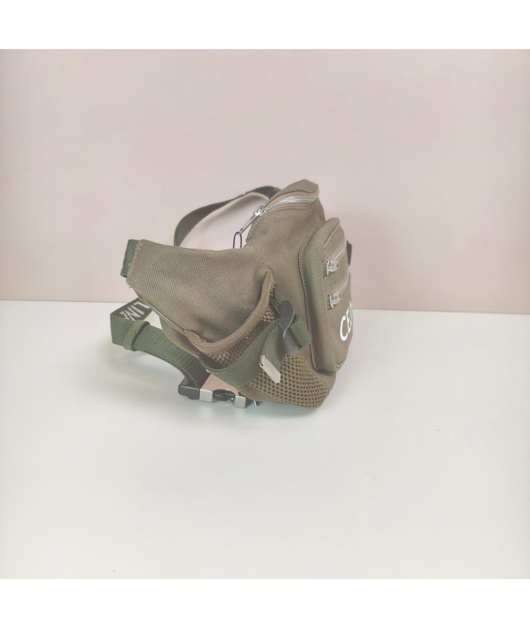 CELINE Коричневая поясная сумка, фото 9