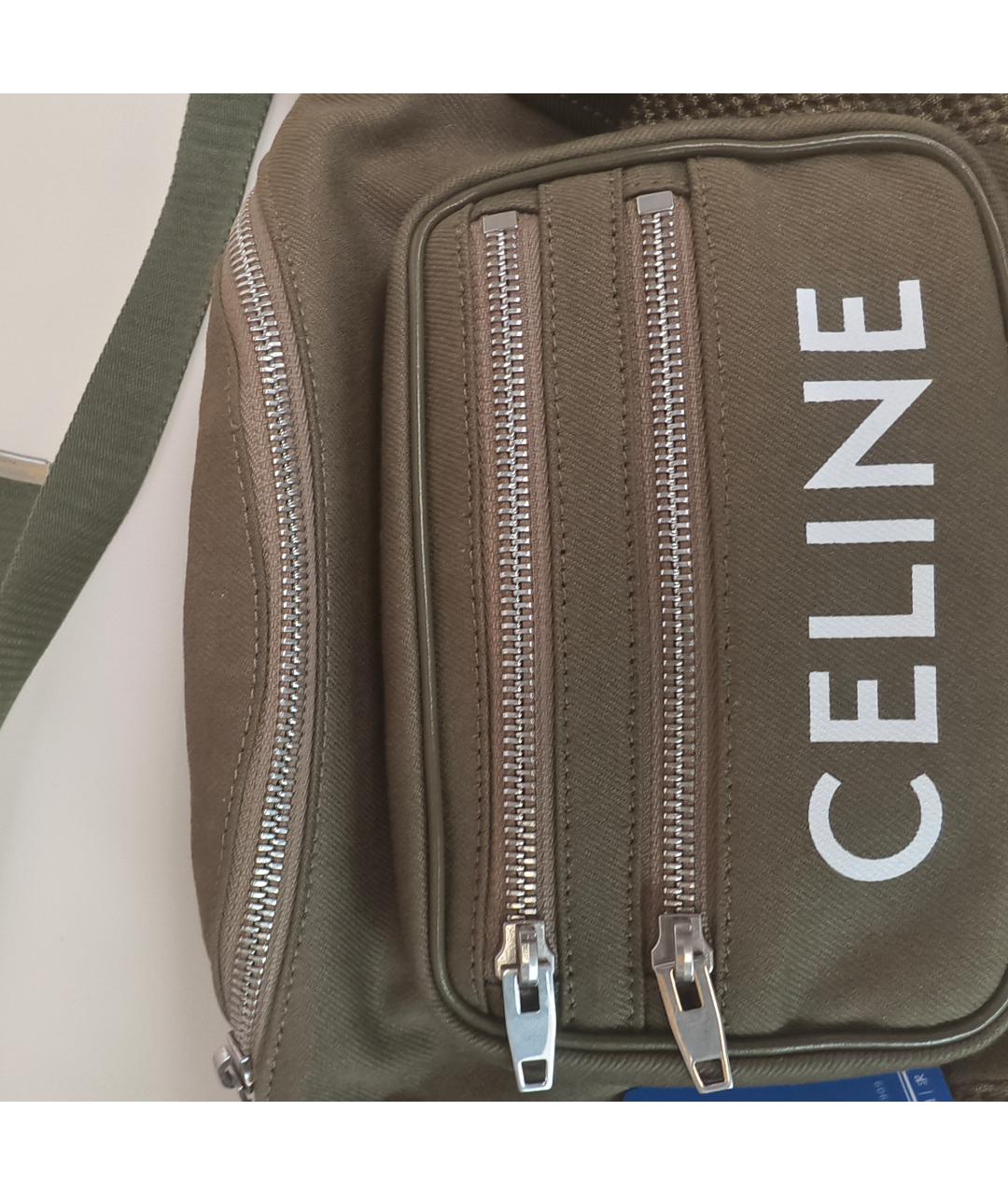 CELINE Коричневая поясная сумка, фото 4