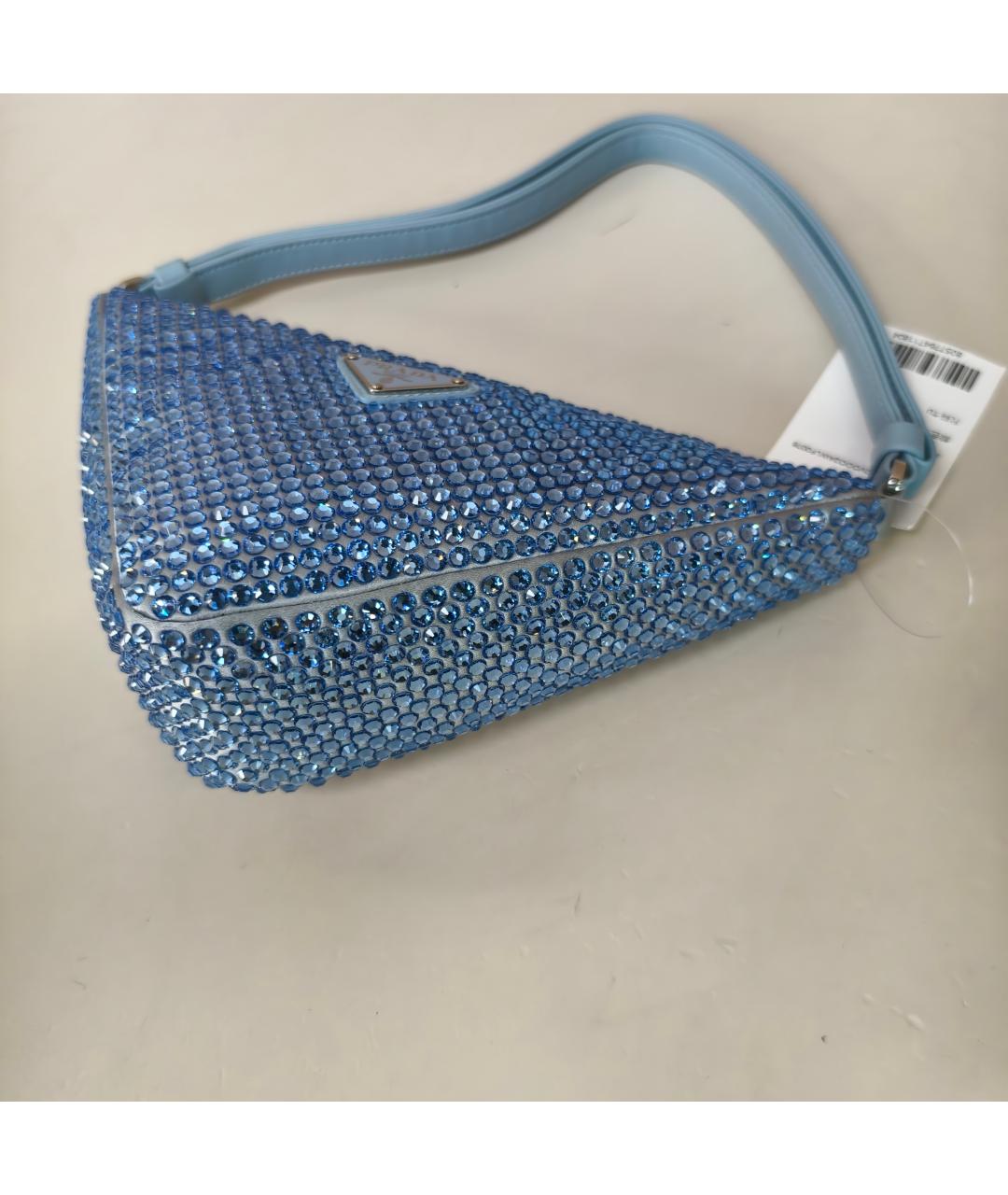 PRADA Голубая сумка через плечо, фото 2