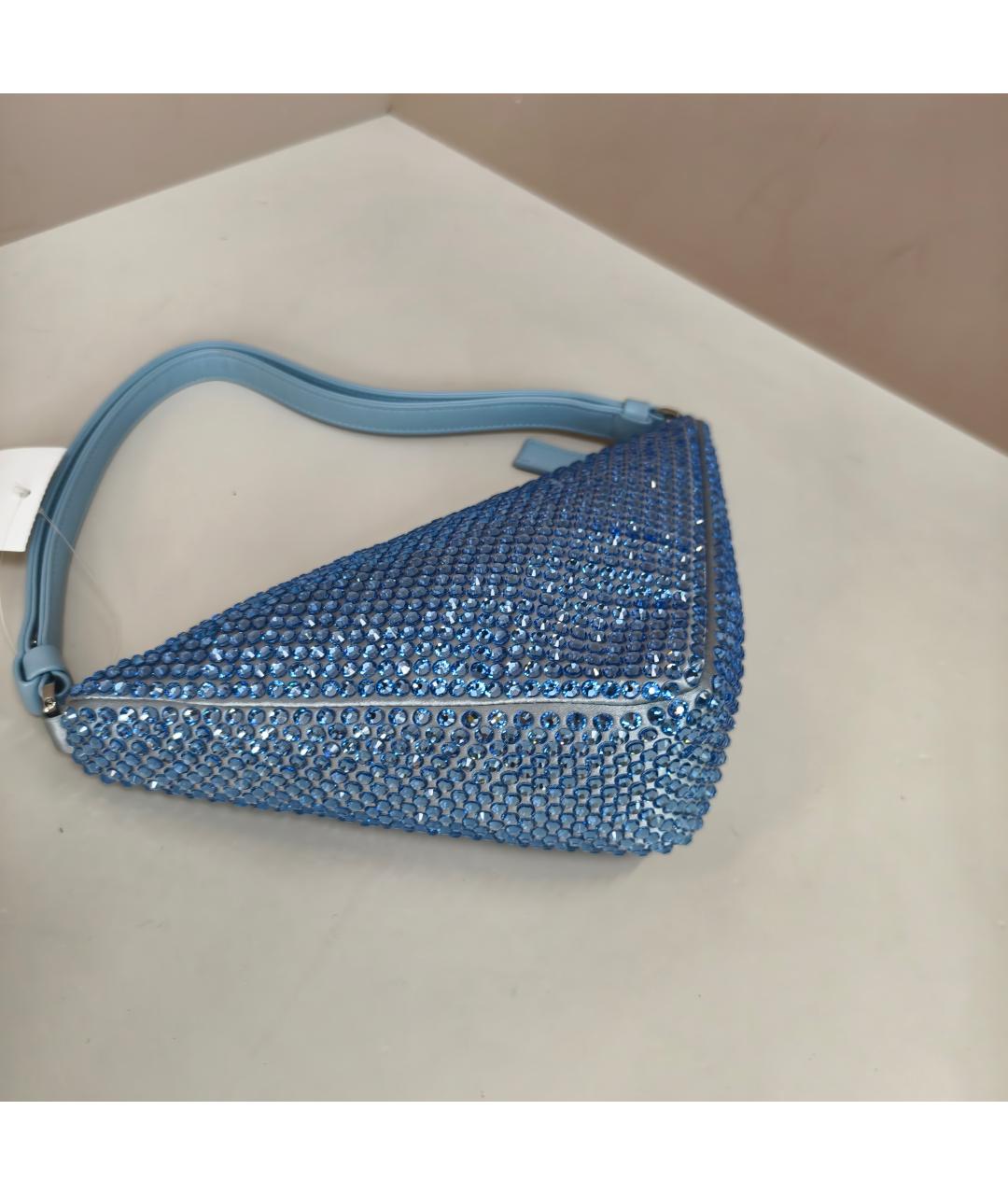 PRADA Голубая сумка через плечо, фото 3