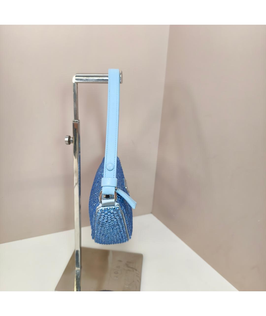 PRADA Голубая сумка через плечо, фото 6
