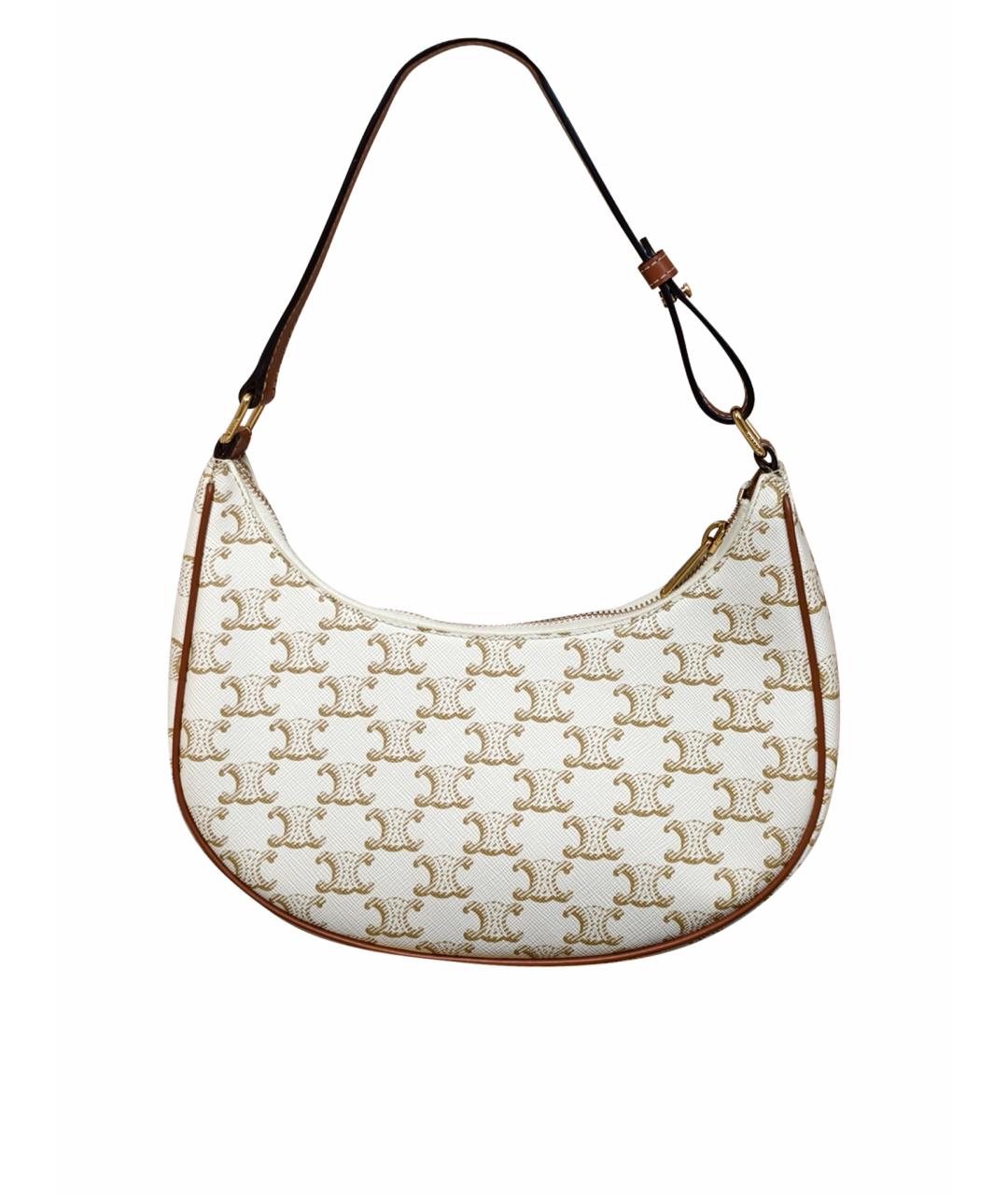 CELINE Белая сумка с короткими ручками, фото 1