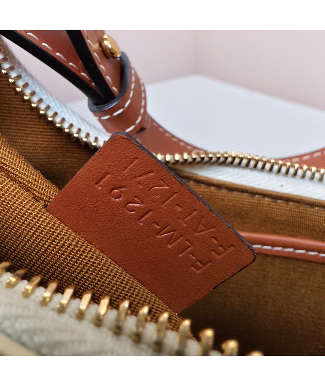 CELINE Белая сумка с короткими ручками, фото 8