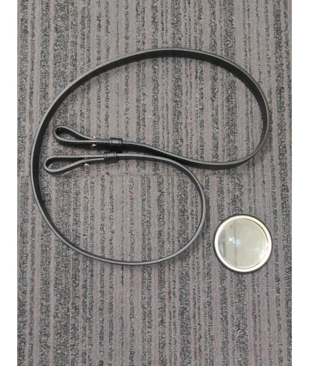 DELVAUX Черная кожаная сумка с короткими ручками, фото 8