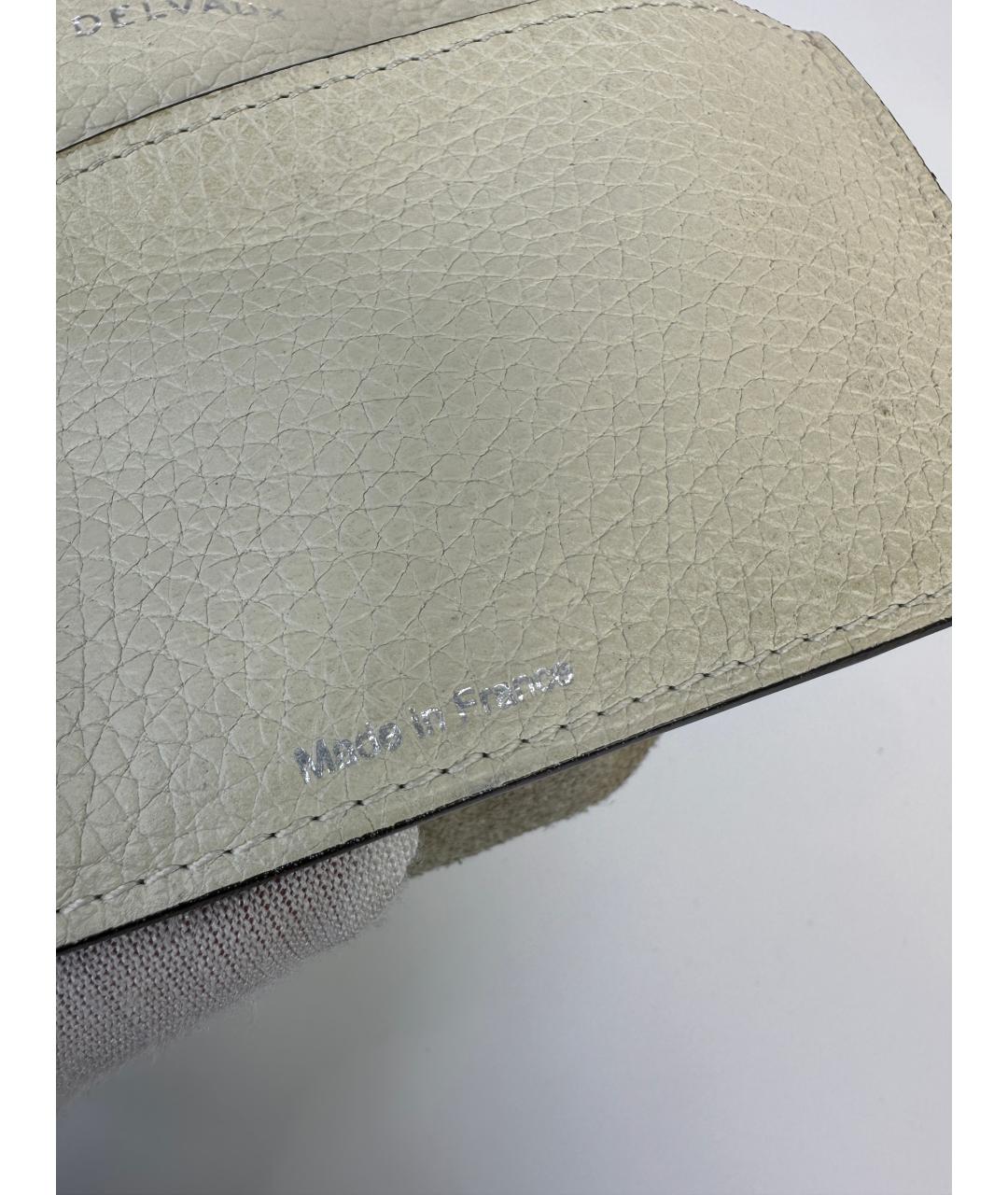 DELVAUX Белая кожаная сумка с короткими ручками, фото 7