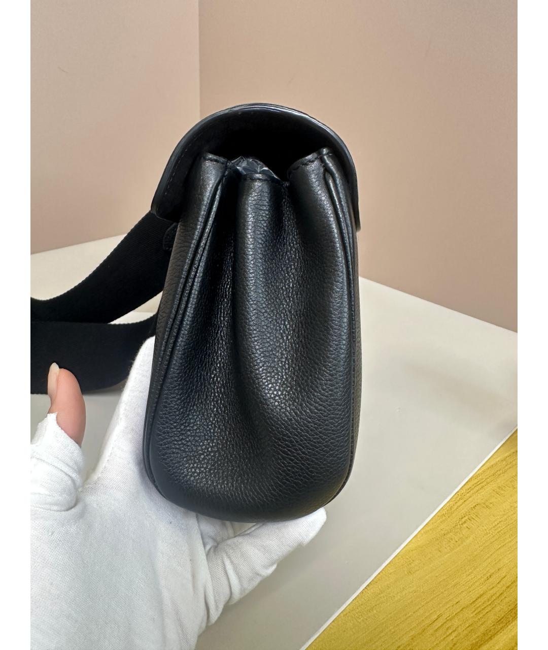 CELINE Черная кожаная сумка через плечо, фото 4