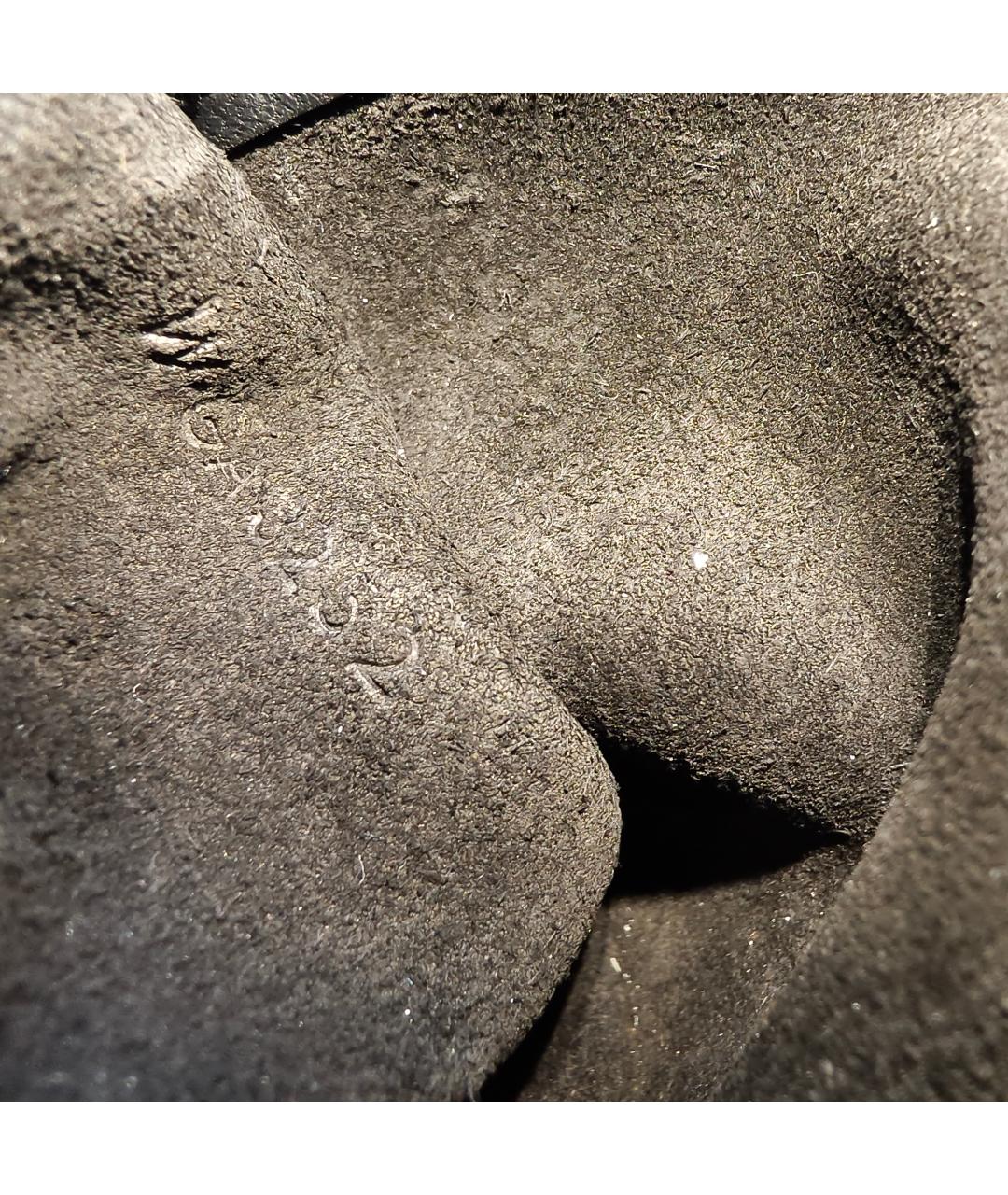 CELINE Черная тканевая сумка с короткими ручками, фото 3