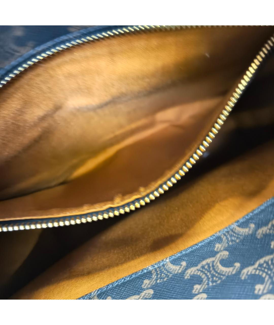 CELINE Коричневая сумка с короткими ручками, фото 2