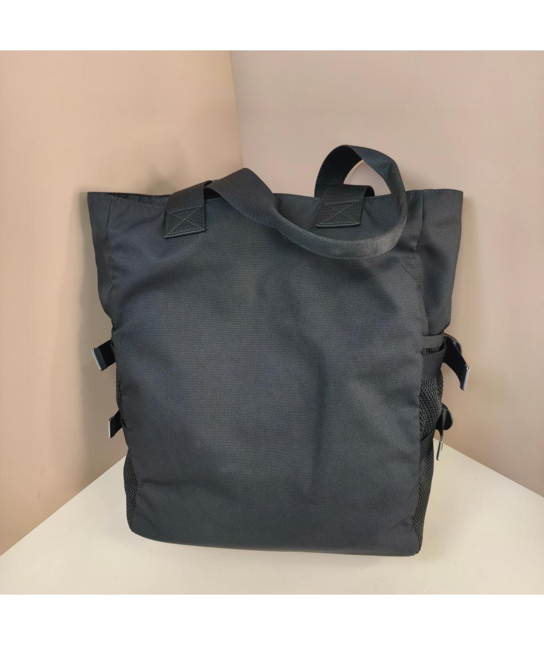 CELINE Черная тканевая сумка тоут, фото 7