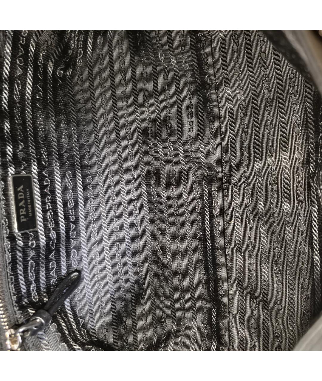 PRADA Черная сумка через плечо, фото 3